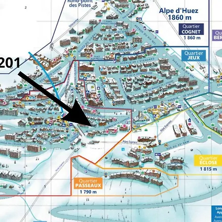Neuf 65m² Proche Centre-ville - 400m Des Pistes, Wi-fi - Fr-1-645-72 Апартаменты Huez